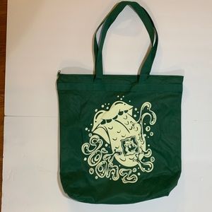 Complexcon Exclusive Goonz green tote bag with zipper